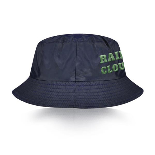 Wodoodporny kapelusz dwustronny dla dorosłych, wykonany z nylonu i polaru Czarny IP38042211 (2)