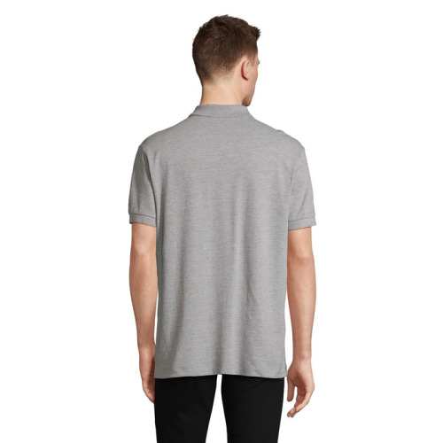 PACIFIC MEN POLO Szary Melanż 2 S04439-GY-L (1)