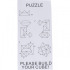 Puzzle drewniane Toulouse Beżowy 267613 (3) thumbnail