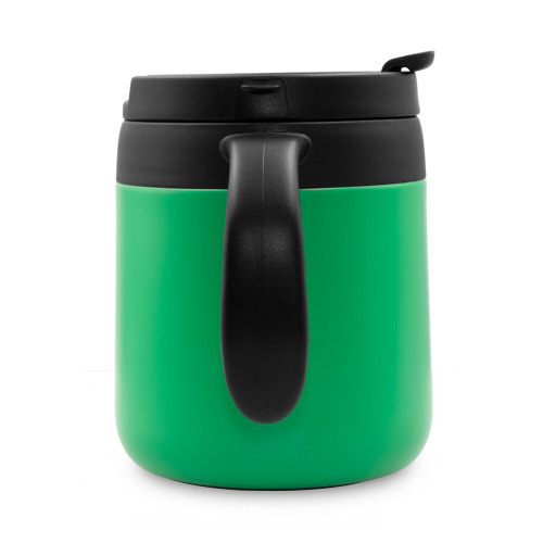 Kubek termiczny 400 ml z rączką | Wyatt Zielony V4838-06 (5)