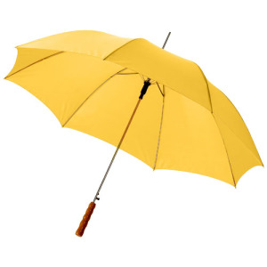 Parasol automatyczny Lisa 23'' z drewnianą rączką Żółty