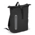 Powlekany PU plecak R-PET 600D o pojemności 20 l Czarny LT95357-N0002  thumbnail