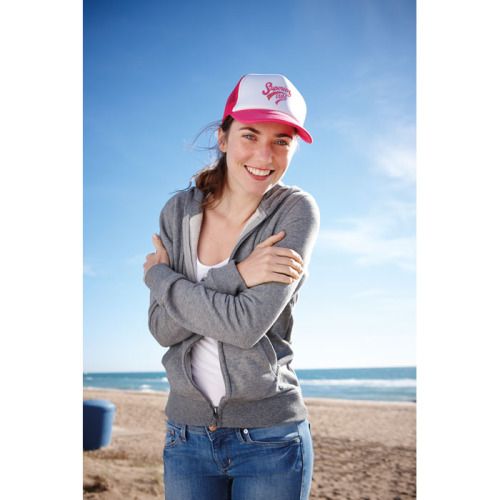 Czapka -bejsbolówka Fluorescencyjny -fuksja MO8594-72 (1)