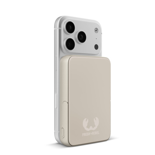 Fresh 'n Rebel Powerbank bezprzewodowy 10000 mAh kompatybilny z MagSafe Beżowy LT49745-N0055 (2)