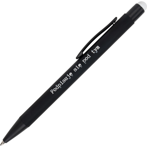 Długopis metalowy touch pen soft touch OHARA Biały 462406 (4)