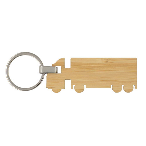 Bambusowy brelok do kluczy "ciężarówka" | Tuva drewno V1409-17 (2)