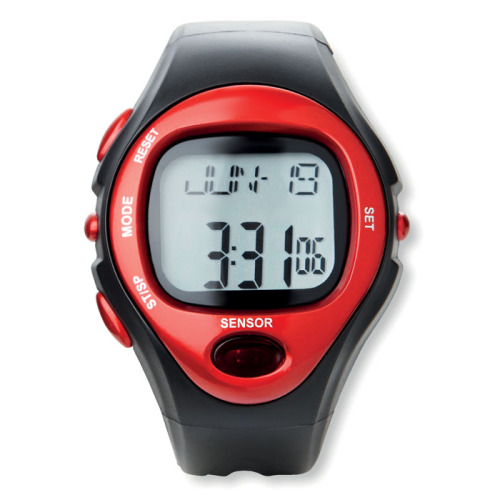 Sportowy zegarek elektroniczny czerwony MO8510-05 