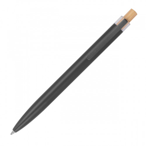 Zestaw piśmienny długopis i pióro kulkowe z aluminium z recyklingu RAFFAELE Ciemnoszary 1470677 (9)