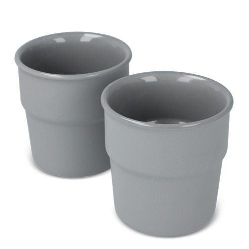 Zestaw kubków ceramicznych InSideOut Fika 280m Szary LT57010-N0061 (3)