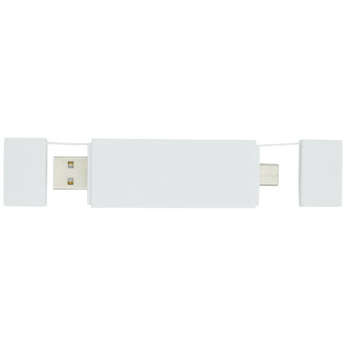 Mulan podwójny koncentrator USB 2.0 Biały 12425101 (3)