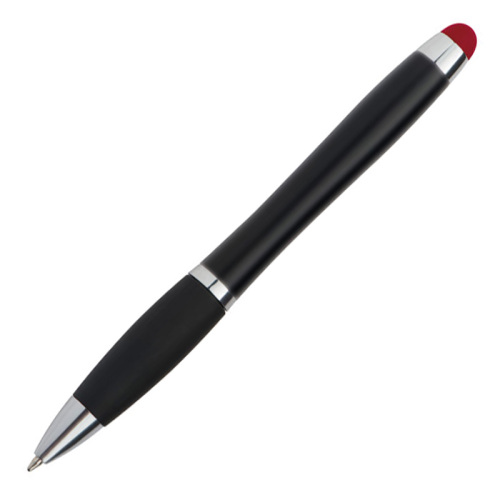 Długopis metalowy touch pen lighting logo LA NUCIA czerwony 054005 (3)