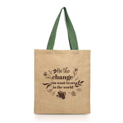 Torba jutowa z bawełnianymi uchwytami / Strapcote Olive Green IP31111847 (3)