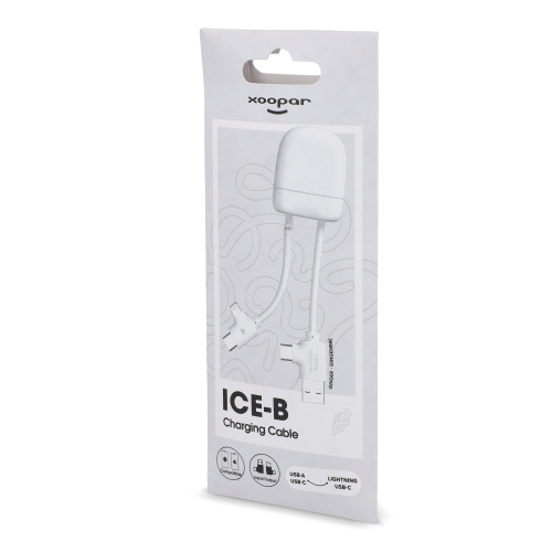 Kabel do ładowania Xoopar ICE-B Multi Biały LT41025-N0001 (3)