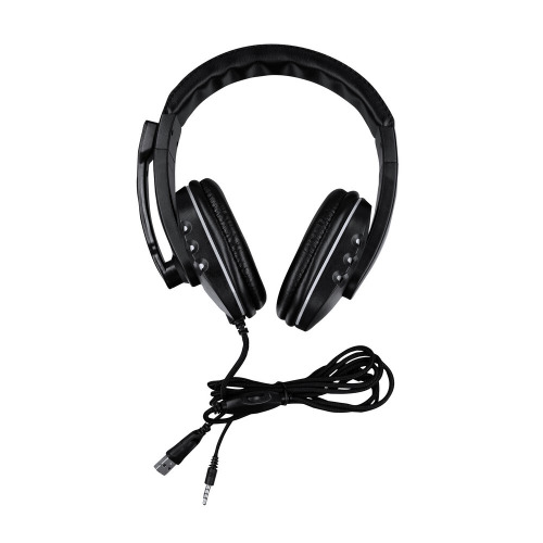 Słuchawki nauszne, mikrofon Czarny VA610-03 (2)