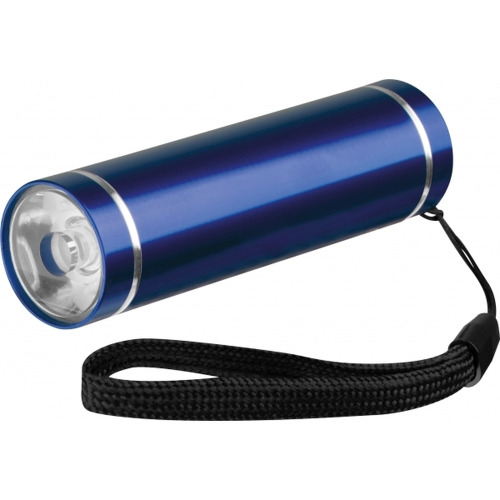 Latarka z aluminium z recyklingu UTRECHT Niebieski 410404 