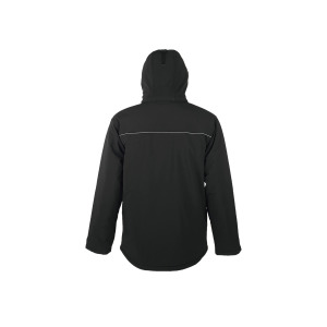 Kurtka Softshell Męska Slim Zimowa Wyscielana