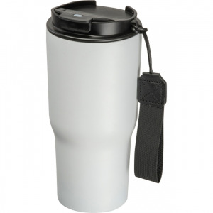 Kubek termiczny 550 ml ze stali z recyklingu DANA Biały