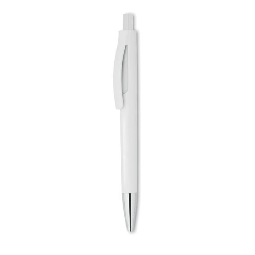 Przyciskany długopis w białej biały MO8814-06 (2)