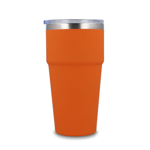 T-ceramiczny kubek do samochodu o miękkim dotyku 500ml Pomarańczowy LT98729-N0026 (4)