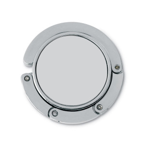 Elegancki uchwyt na torebkę Srebrny