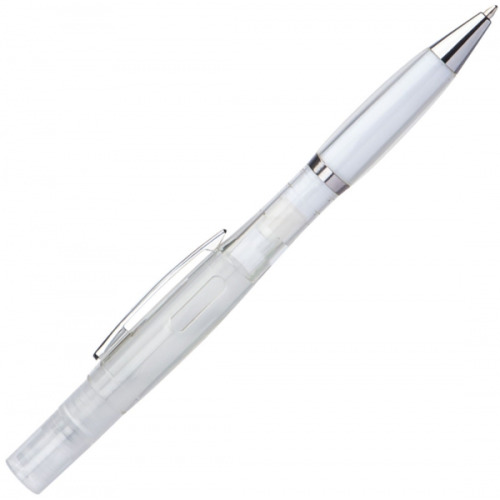Długopis obrotowy z rozpylaczem CHARLEROI biały 177606 (3)
