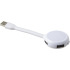 Lampka USB, hub USB biały V3574-02 (3) thumbnail