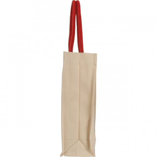 Torba płócienna z długimi uszami 320 g/m2 RODOLFO Czerwony 6521805 (4)