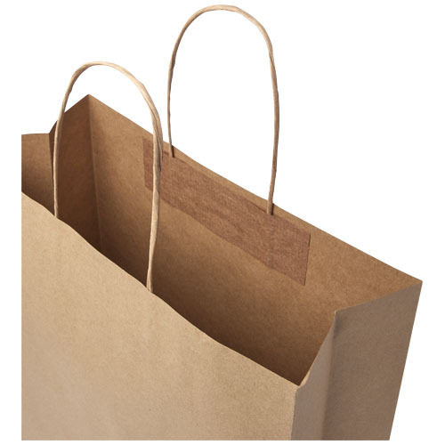 Torba z papieru Kraft ze skręconymi uchwytami – 31 x 12 x 41 cm Kraftowy brąz 1ZM01006 (5)
