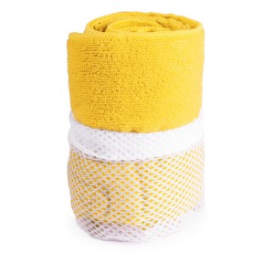 Ręcznik o wysokiej chłonności żółty
