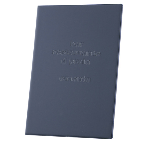 Folder menu z 4 koszulkami / Cardy Granatowy IP37045265 