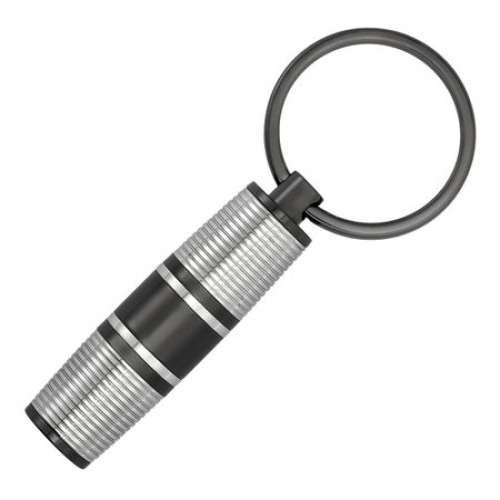 Breloczek na klucze Bold Stripe Gun & Rosegold Szary FAK470B (2)