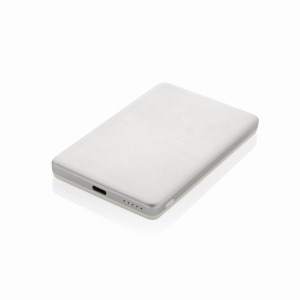 Power bank 5000 mAh, ładowarka bezprzewodowa 5W Orion Srebrny