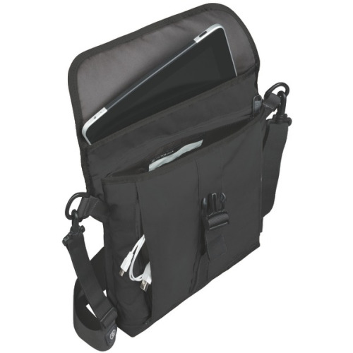 Torba na ramię Victorinox Altmont 3.0, Flapover Digital Bag, czarna Czarny 32389201 (1)