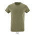 REGENT F Męski T-Shirt 150g melanż khaki S00553-HK-XXL  thumbnail