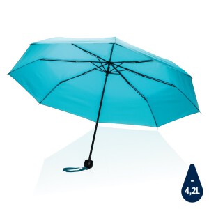 Mały parasol automatyczny 21" Impact AWARE rPET niebieski