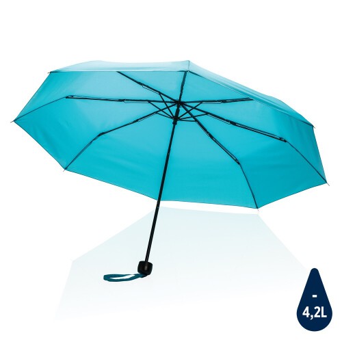 Mały parasol automatyczny 21" Impact AWARE rPET niebieski P850.580 