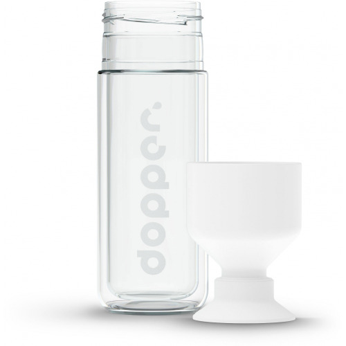 Butelka szklana - Dopper Glass 450ml Biały DO2387 (2)