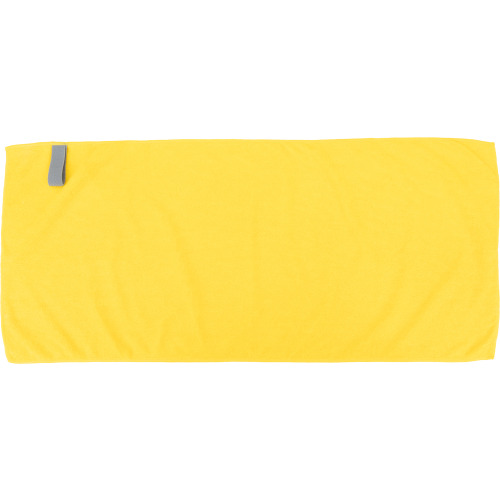 Mały ręcznik z mikrofibry 160 g/m² HUGH żółty 7475408 (4)