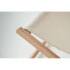 Drewniane krzesło plażowe beżowy MO6503-13 (5) thumbnail