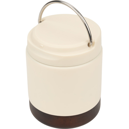 Lunch box termiczny stalowy z recyklingu PORTO CERVO MoLu 400 ml Biały 398306 