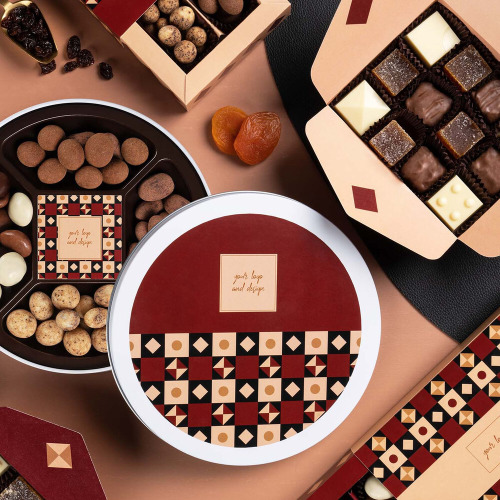 Bombonierka owocowa Mozaika 12 szt. Wielokolorwy S0622 (2)