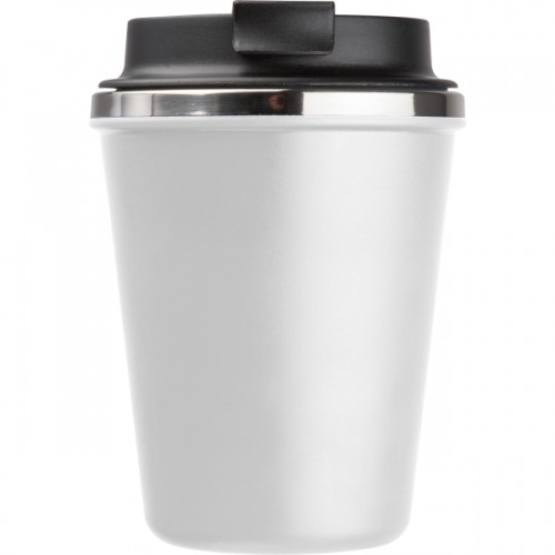 Kubek termiczny 350 ml z powłoką z recyklingu METODY Biały 8496206 (5)