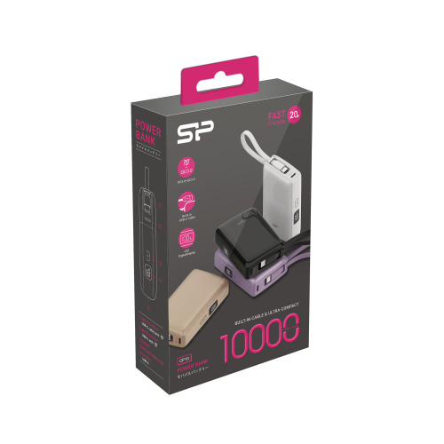 Power bank CP10 10 000 mAh Silicon Power Beżowy EG834513 (7)