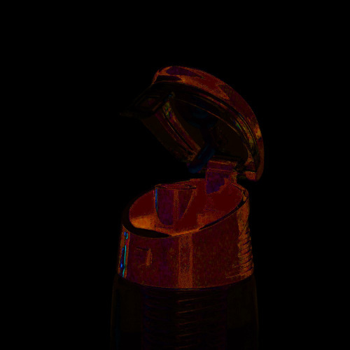 Bidon, butelka sportowa 700 ml z pojemnikiem na lód lub owoce czarny V9891-03 (3)