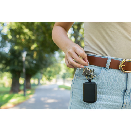 Power bank 4000 mAh, karabińczyk i lampka 1W | Dimetrice Biały VA109-02 (9)