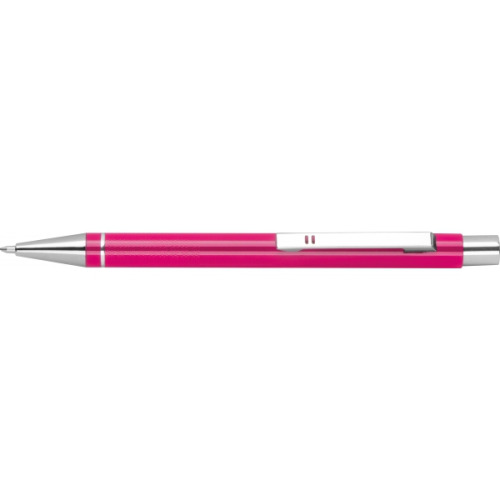Metalowy długopis półżelowy Almeira różowy 374111 