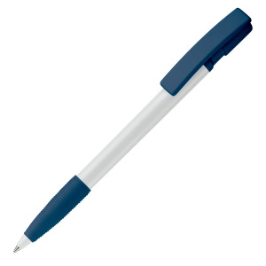 Długopis Nash Grip Biały / ciemnoniebieski