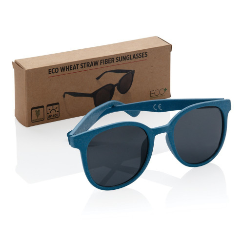 Okulary przeciwsłoneczne ze słomy pszenicznej Niebieski P453.915 (7)