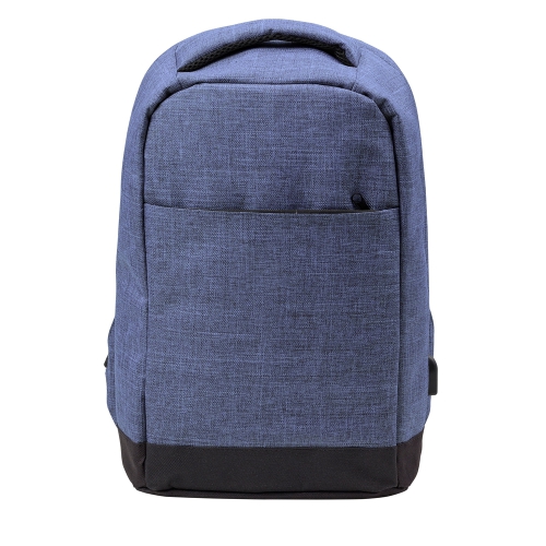 Plecak chroniący przed kieszonkowcami niebieski V0610-11 