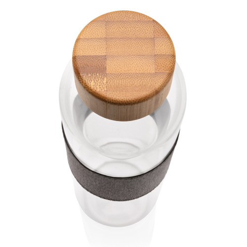Szklana butelka 750 ml w pokrowcu Neutralny P436.770 (7)